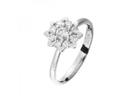 Anello Recarlo Donna in Oro bianco Diamante 0.28 Ct XD218/030 - XD218/030